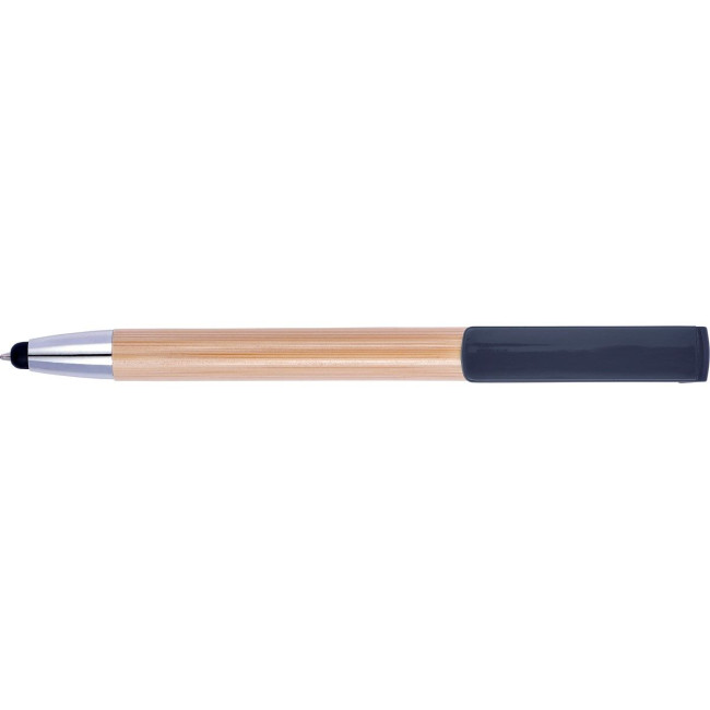 Branded Bamboo ballpen and stylus - Image 4