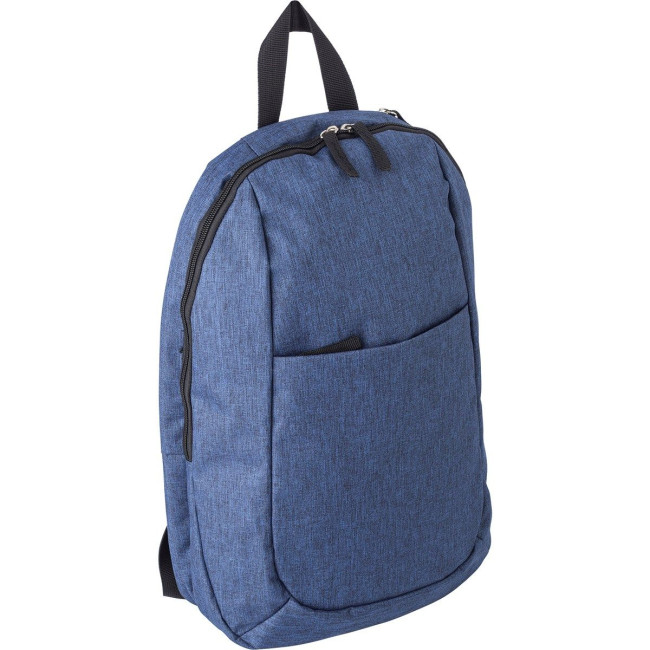 Custom Printed Polyester Backpack - Image 1