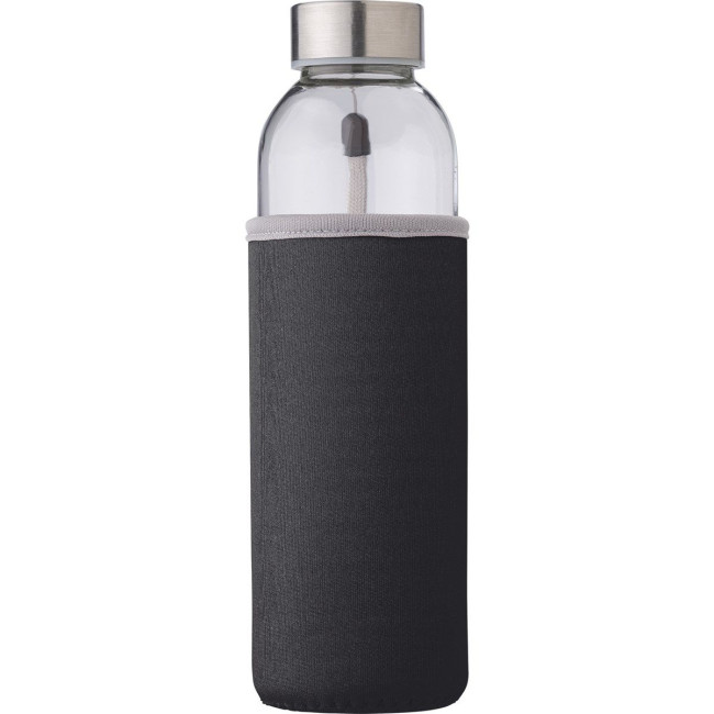 Custom Printed Glass bottle with sleeve 500ml - Image 4