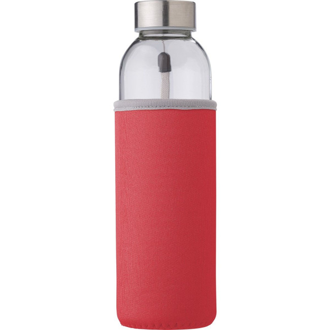 Custom Printed Glass bottle with sleeve 500ml - Image 6