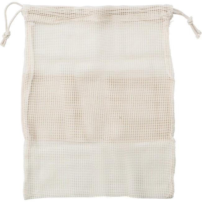 Custom Printed Natural cotton mesh bags - Image 4