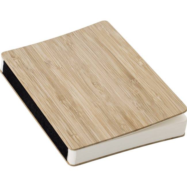 Branded Bamboo covered notebook - Image 1