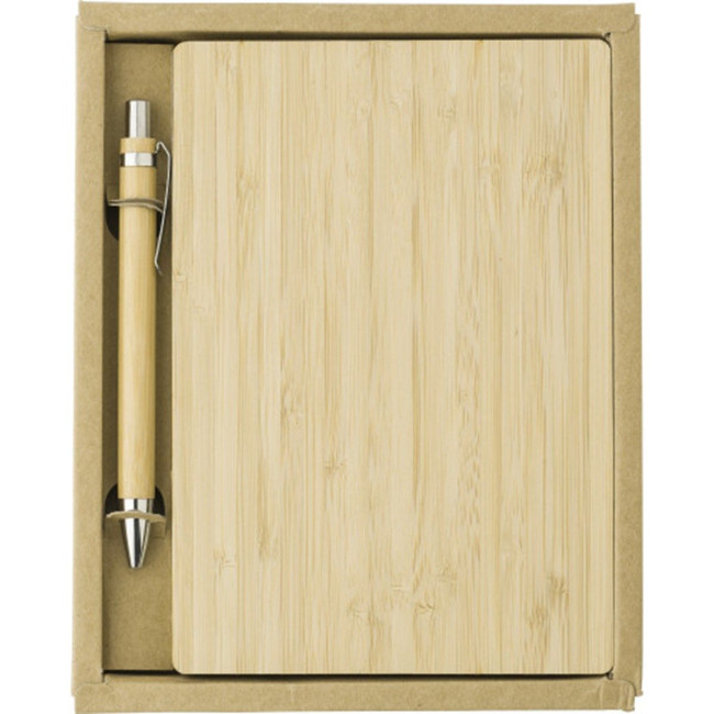 Branded Bamboo covered notebook - Image 2