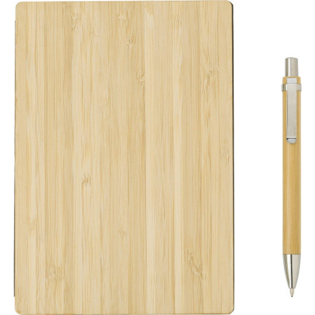 Branded Bamboo covered notebook - Image 4