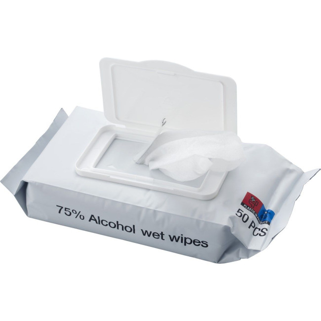 Branded Wet tissues 75% alcohol - Image 1