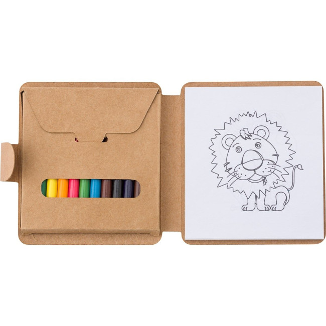 Custom Printed Cardboard colouring set - Image 4