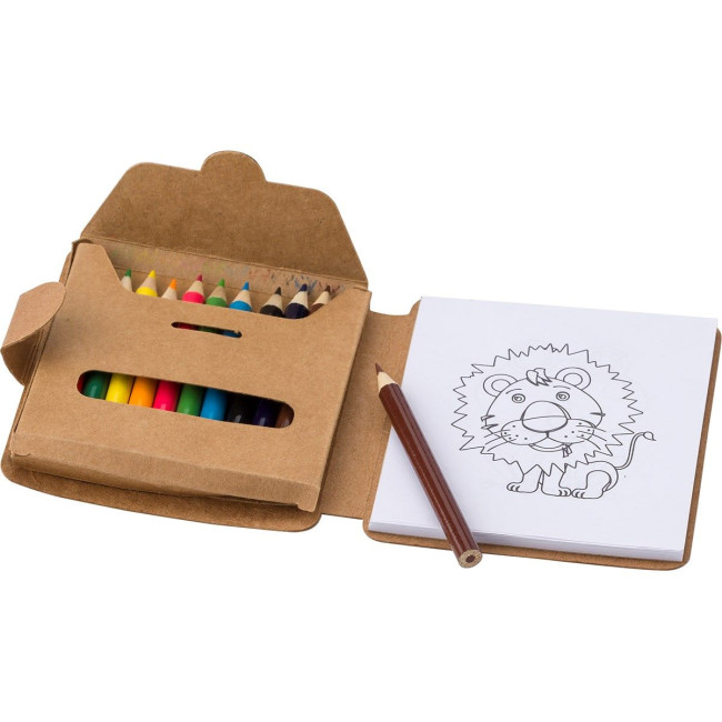 Custom Printed Cardboard colouring set - Image 6