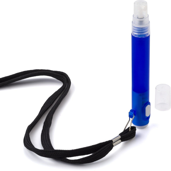 Custom Printed Lanyard with spray bottle and torch - Image 3