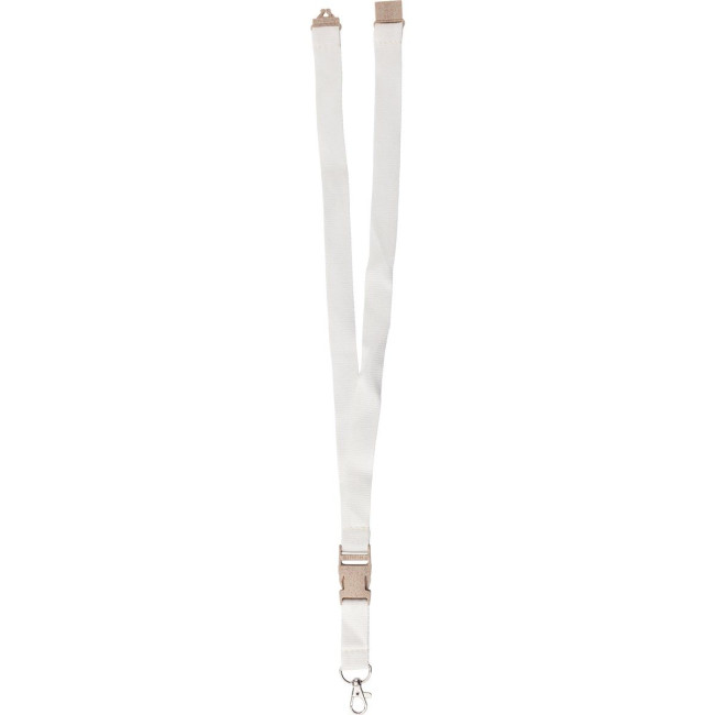 Custom Printed Bamboo lanyard - Image 1