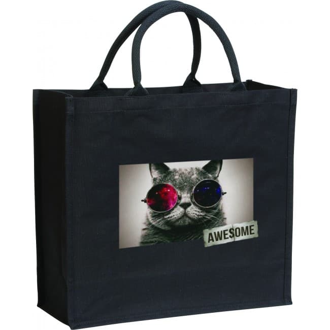 Custom Printed Broomfield' 7oz  Cotton Canvas Tote - Image 4