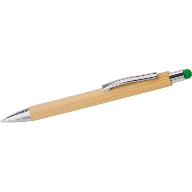 Branded The Lex Bamboo & Plastic Ballpen - Image 1