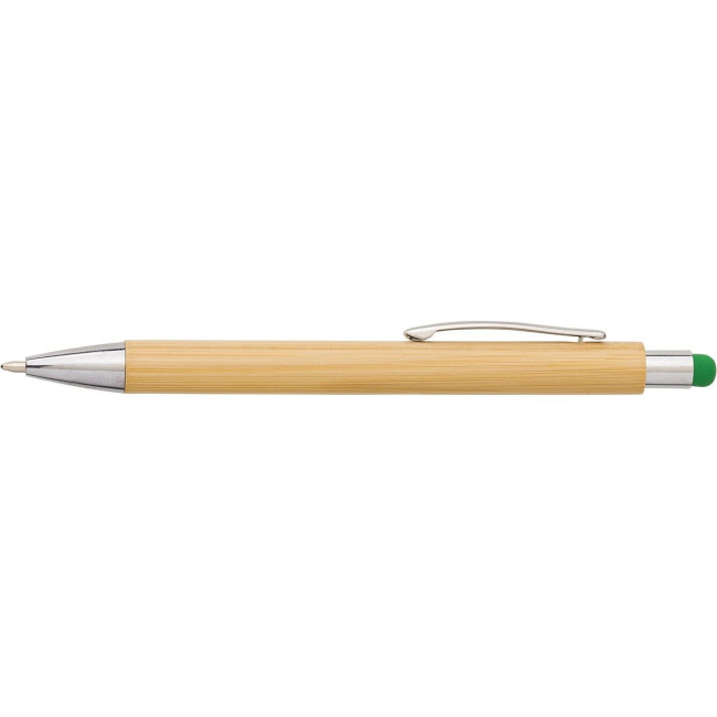 Branded The Lex Bamboo & Plastic Ballpen - Image 2