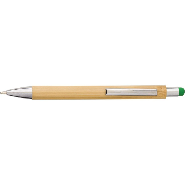 Branded The Lex Bamboo & Plastic Ballpen - Image 4