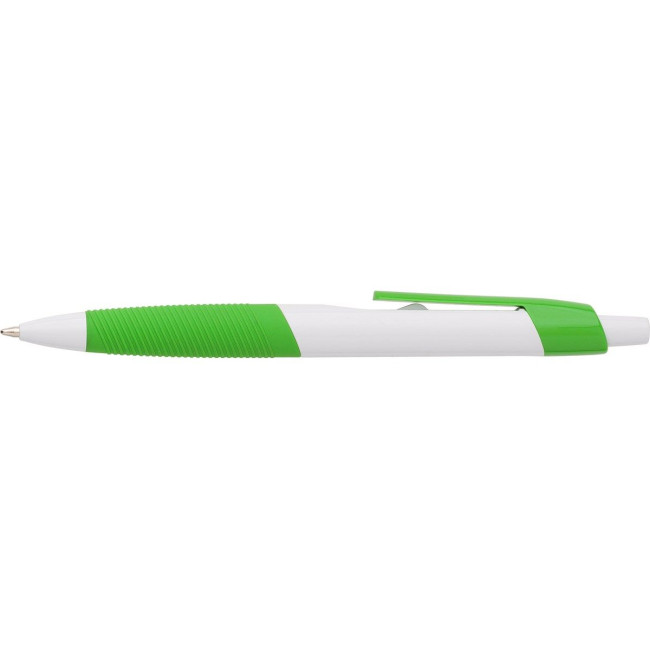 Custom Printed Plastic ballpen with rubber grip - Image 7