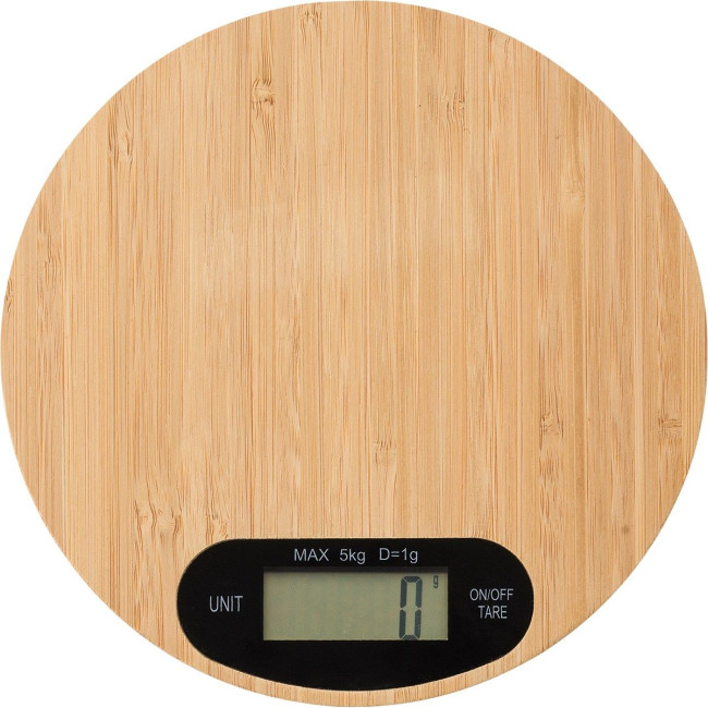 Branded Bamboo kitchen scale - Image 2