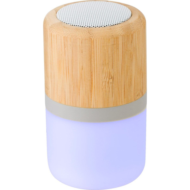 Branded Plastic and bamboo wireless speaker - Image 5