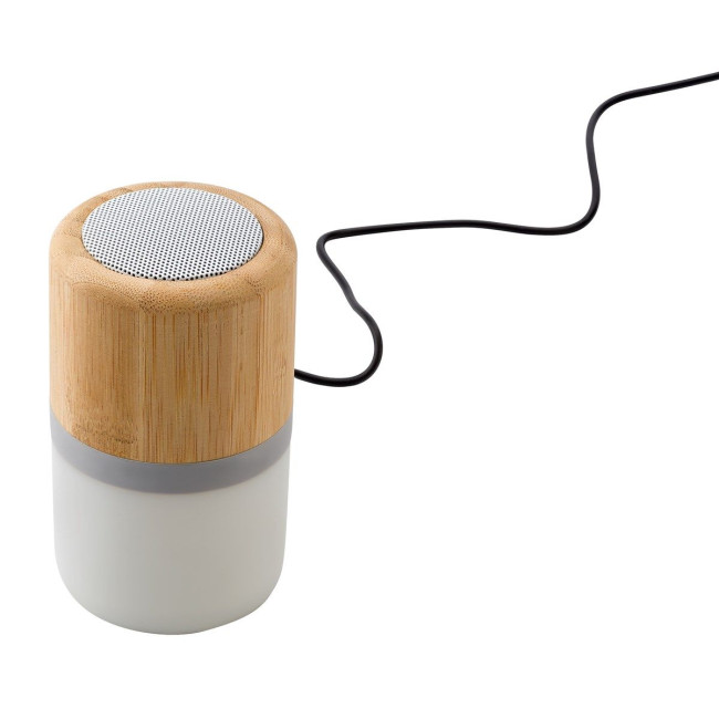 Branded Plastic and bamboo wireless speaker - Image 7