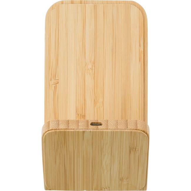 Branded Bamboo phone holder - Image 4