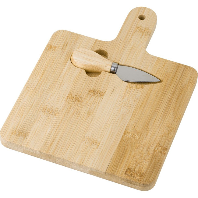 Branded Bamboo cheese board - Image 1