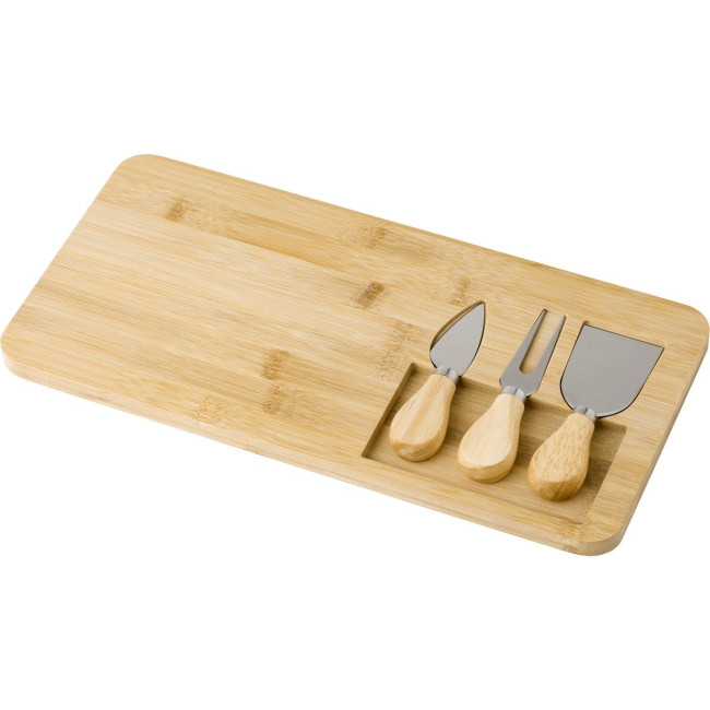 Branded Bamboo cheese board - Image 1