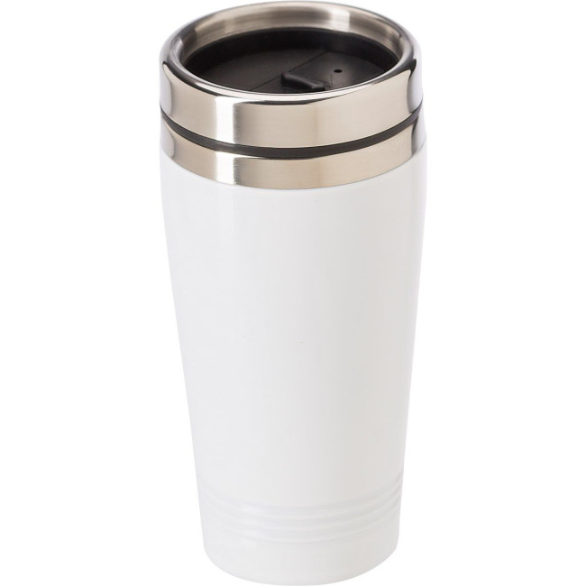 Custom Printed Stainless steel double walled drinking mug 450ml - Image 7