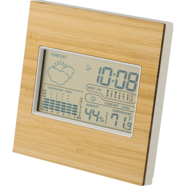 Branded Bamboo weather station - Image 2