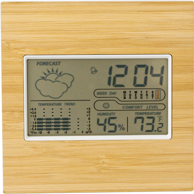 Branded Bamboo weather station - Image 3