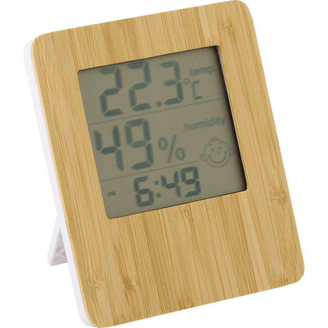 Branded Bamboo weather station - Image 1