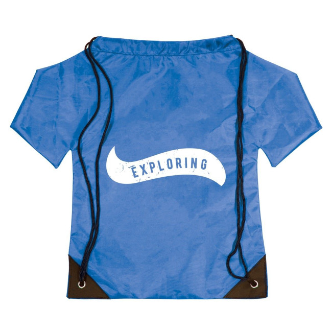 Custom Printed Nylon backpack T-shirt - Image 1