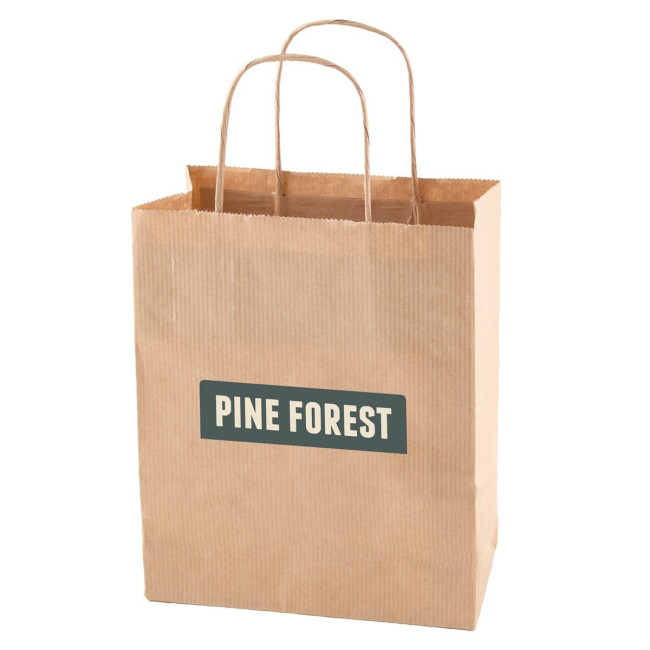 Custom Printed Paper bag 180 x 220 x 80mm - Image 3