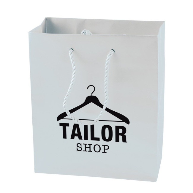 Custom Printed Matt paper bag 160 x 190 x 80 mm - Image 3