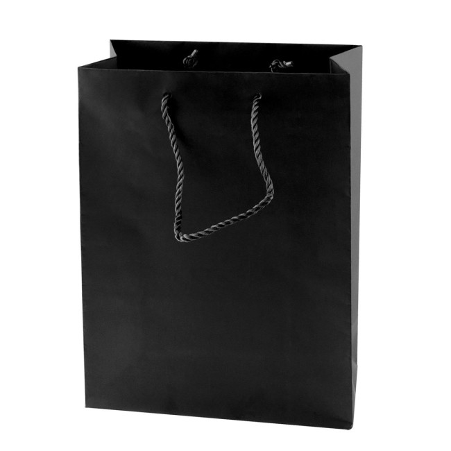 Custom Printed Matt paper bag 160 x 190 x 80 mm - Image 1