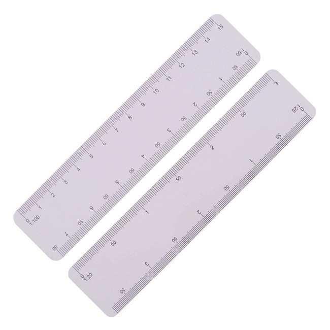 Custom Printed Ultra thin scale ruler 15cm - Image 2