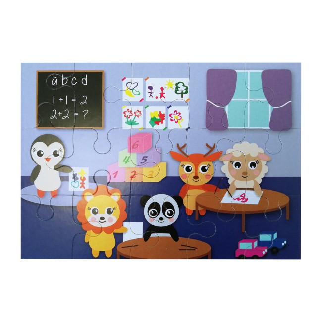 Custom Printed Promotional Jigsaw puzzle, 15pc - Image 3