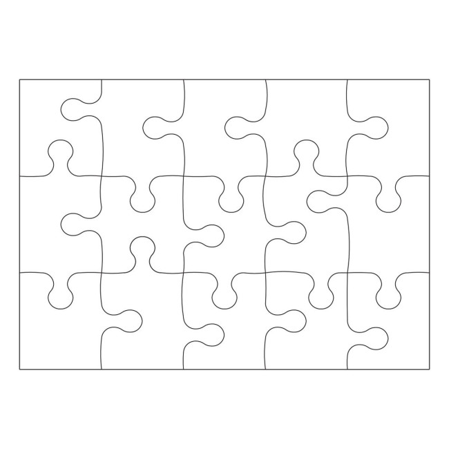 Custom Printed Promotional Jigsaw puzzle, 15pc - Image 1