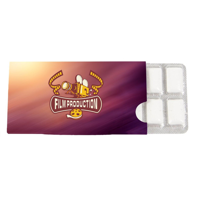 Custom Printed Blister pack with 12 chewing gums