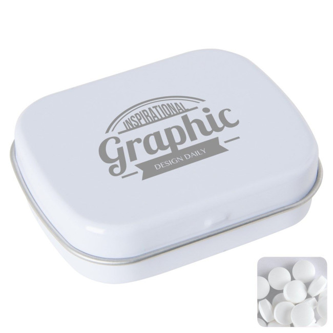 Custom Printed Flat tin with dextrose mints - Image 6