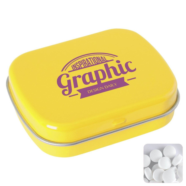 Custom Printed Flat tin with dextrose mints - Image 4