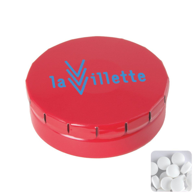 Custom Printed Click tin with dextrose mints - Image 2