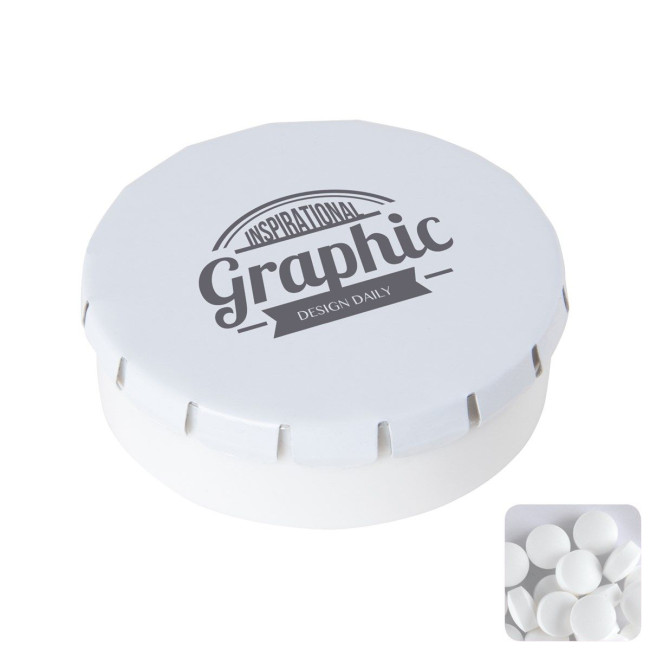 Custom Printed Round pot with sugar free mints - Image 4