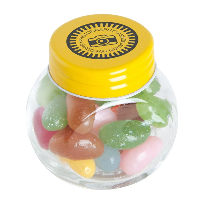 Custom Printed Small glass jar with jelly beans - Image 7