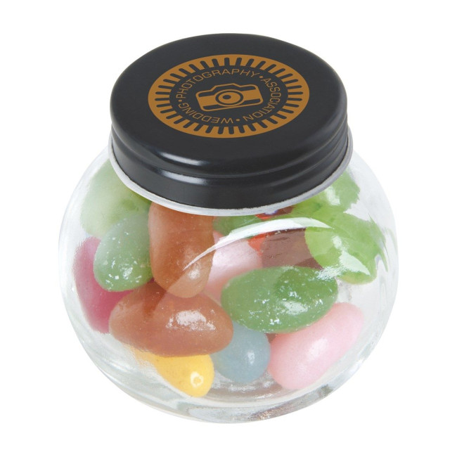 Custom Printed Small glass jar with jelly beans - Image 6