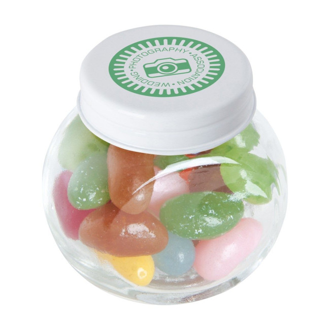 Custom Printed Small glass jar with jelly beans - Image 5