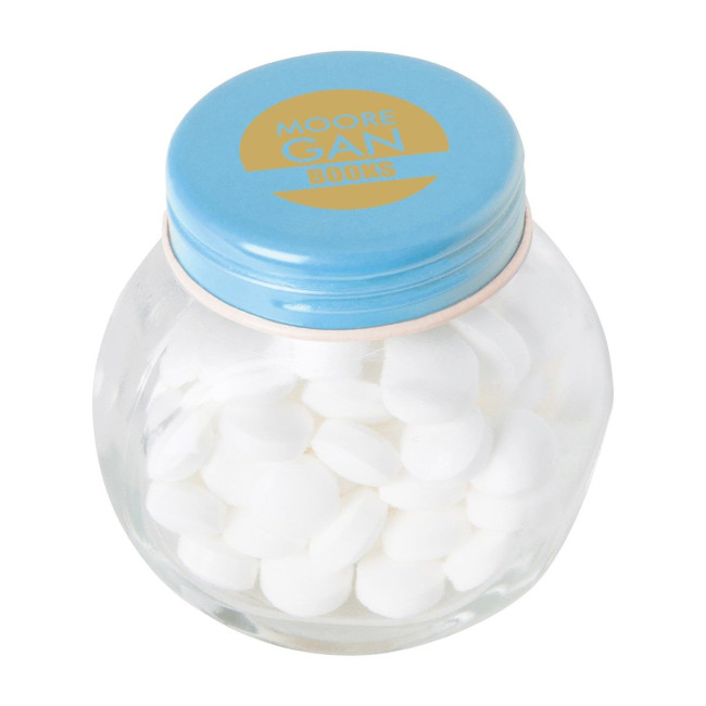 Custom Printed Small glass jar with mints - Image 7