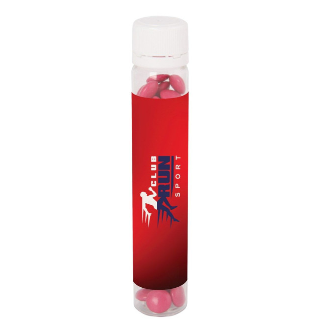 Custom Printed Plastic tube with milk chocolate sweets - Image 2