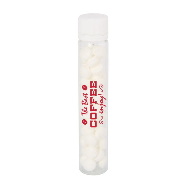 Custom Printed Plastic tube with dextrose mints