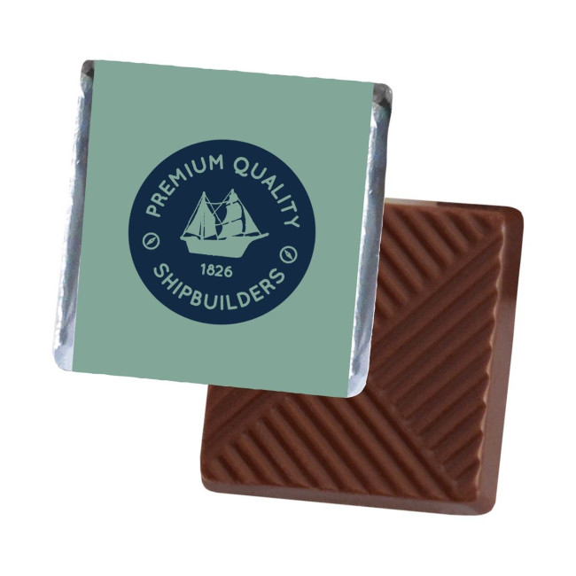 Custom Printed Neapolitan Belgian milk chocolate - Image 1