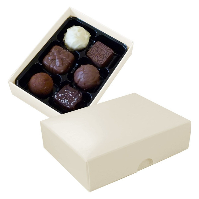 Custom Printed Chocolate box with 6 assorted chocolates and truffles - Image 7