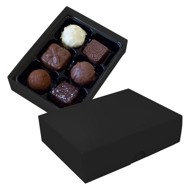 Custom Printed Chocolate box with 6 assorted chocolates and truffles - Image 6