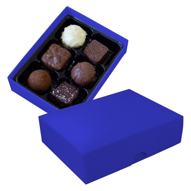 Custom Printed Chocolate box with 6 assorted chocolates and truffles - Image 4